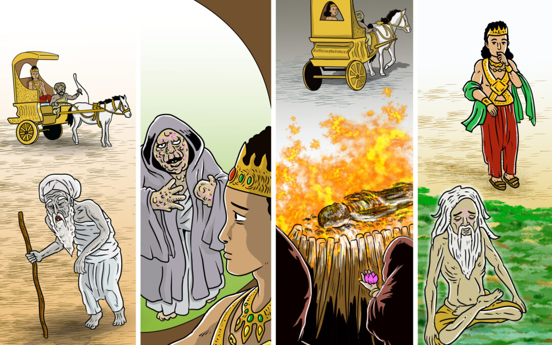 The Four Sights, Four Signs, and Four Sighs