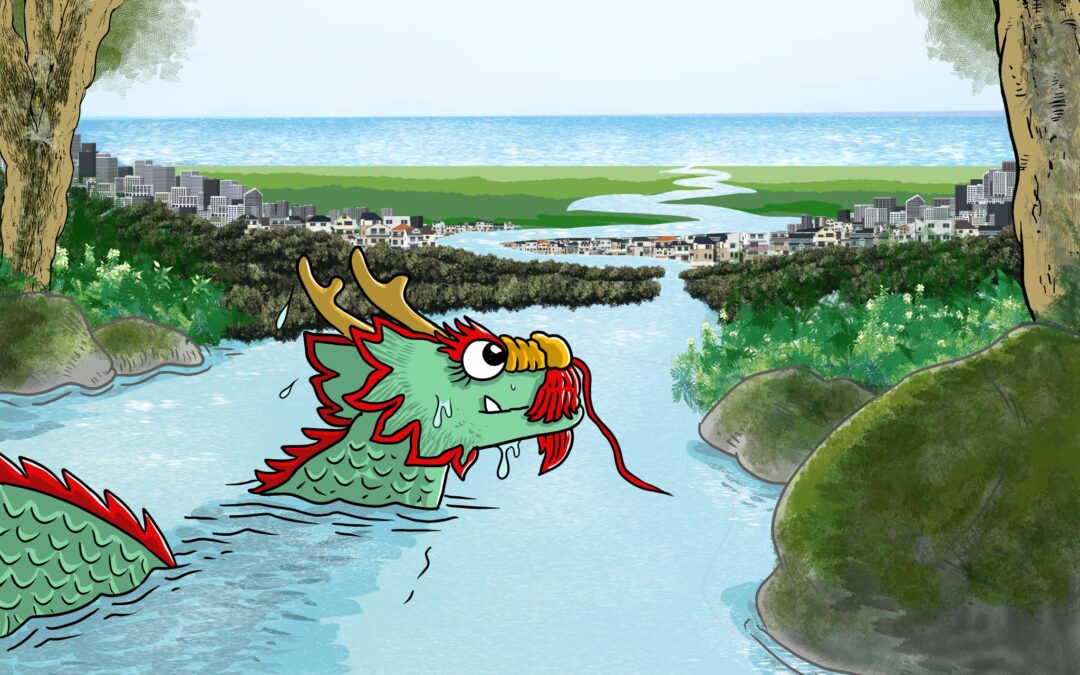 How a Little Dragon Found the Sea