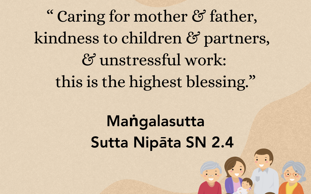Thanksgiving Series: Caring for mother and father … is the highest blessing…