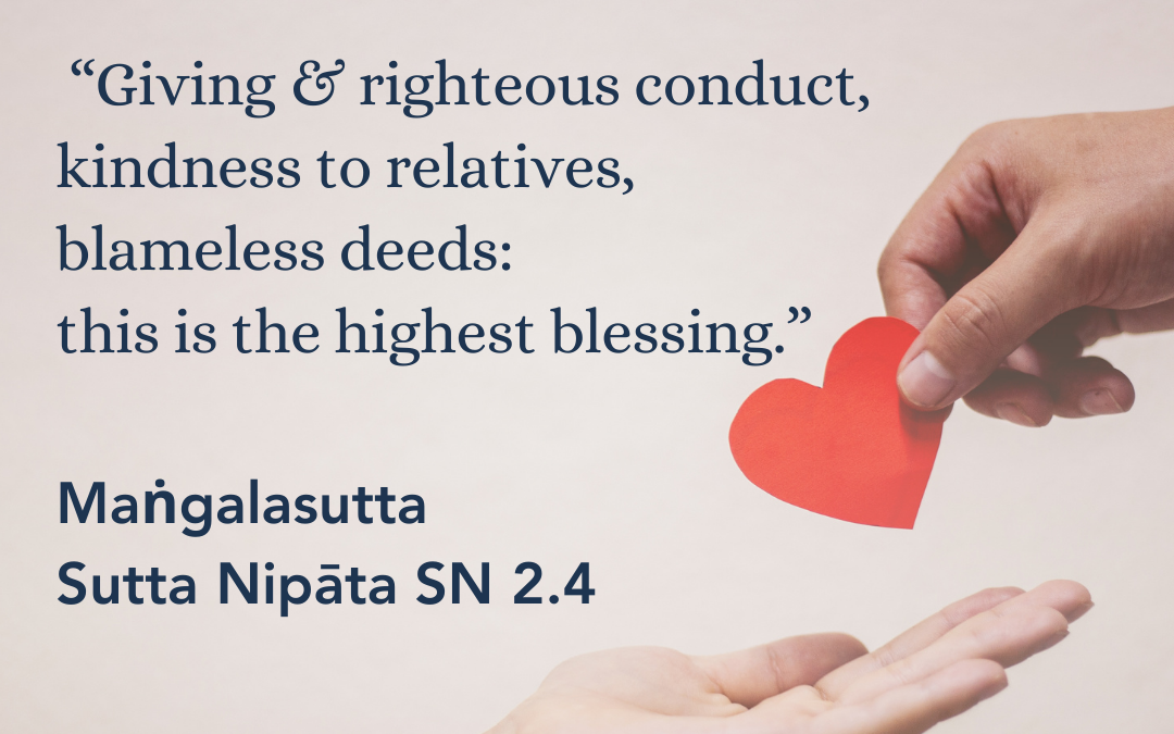 Thanksgiving Series: Giving and righteous conduct … is the highest blessing…